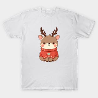 Fat Christmas Deer T-Shirt